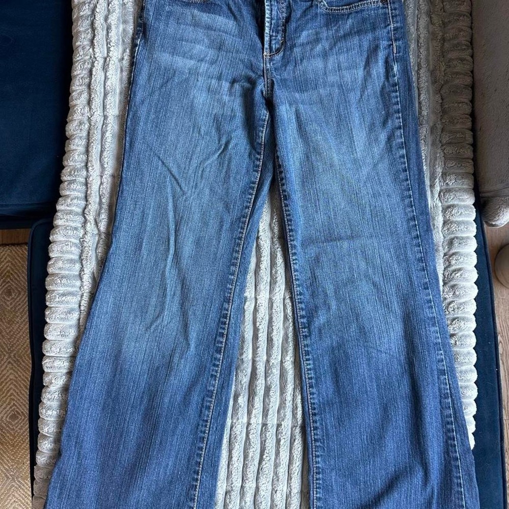 Y2K low rise bootcut jeans with stretch